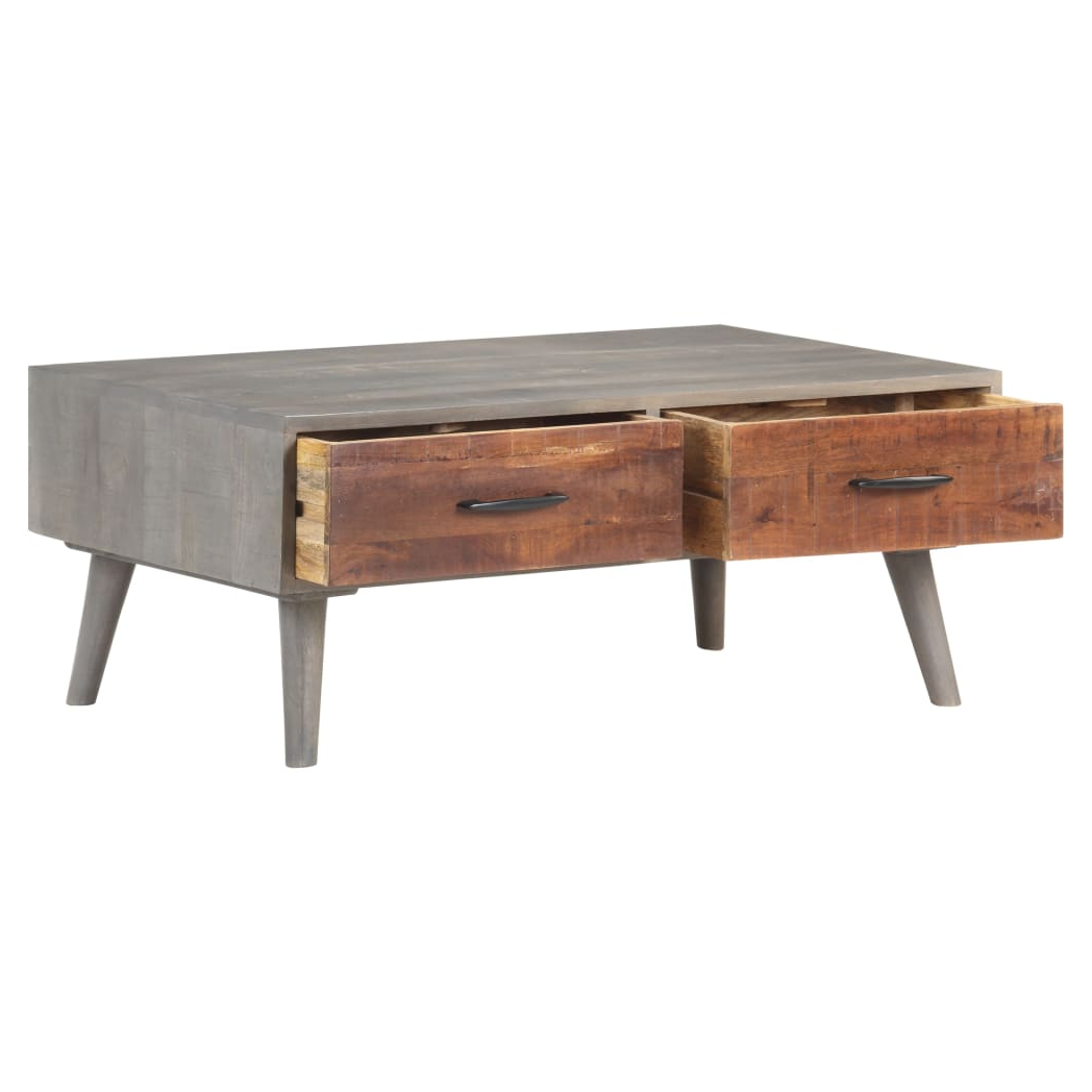 VidaXL Coffee Table 100x60x40 Solid Mango Wood by vidaXL