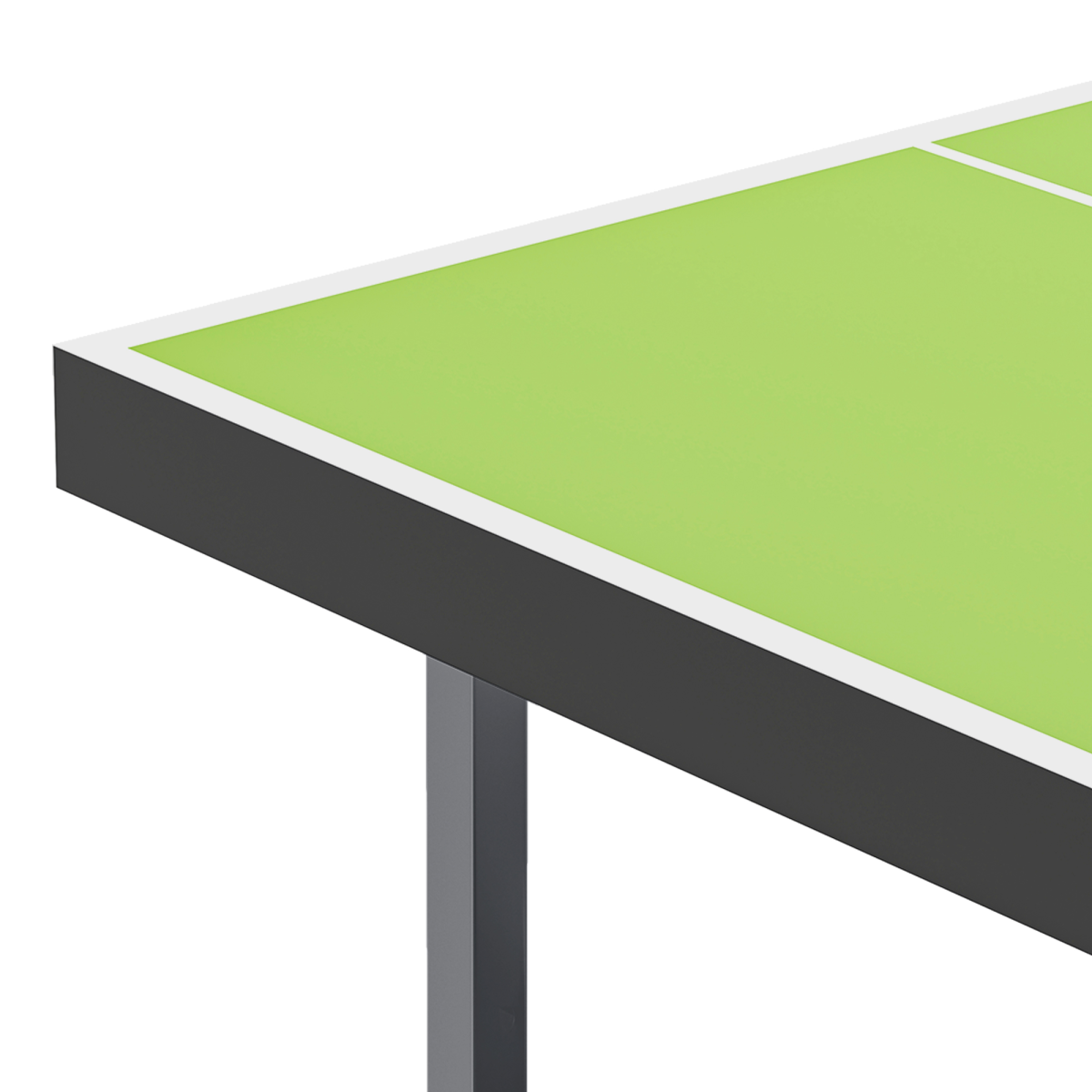 Tennis Table Ping Pong Foldable with Net Game Steel 182cm Indoor, Green HOMCOM - from Unbranded
