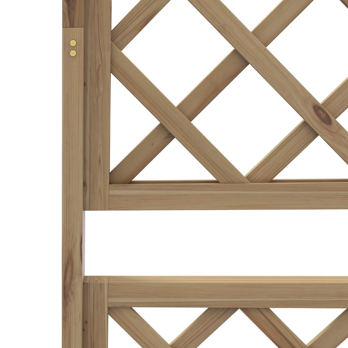 Outsunny Trellis Planter 60x40x80cm Back Trellis Climbers by Outsunny