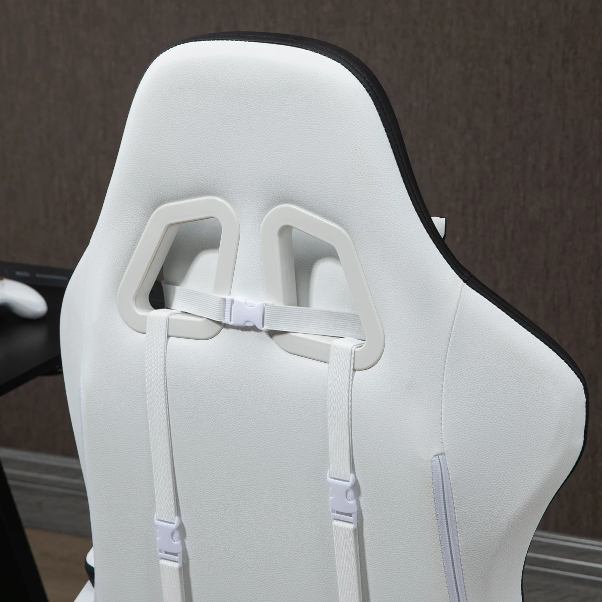 Vinsetto Racing Chair Slim Recline Footrest by Vinsetto