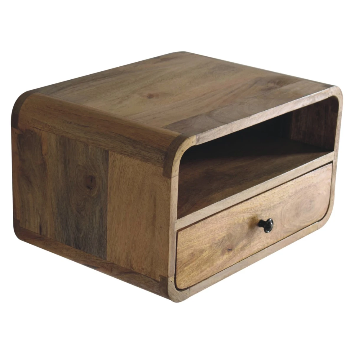 Artisan Furniture Artisan Bedside Cabinet Large Drawer Mango Wood - Bedside Table