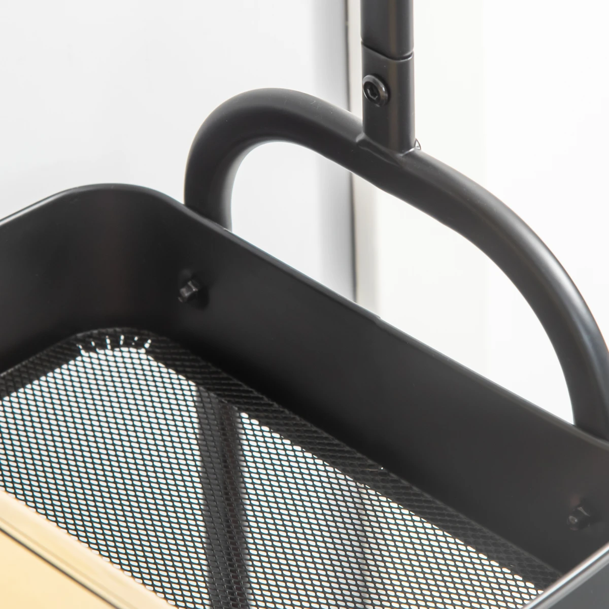 HOMCOM Metal Clothes Rack 37.3cm On Wheels For Small Spaces by Homcom