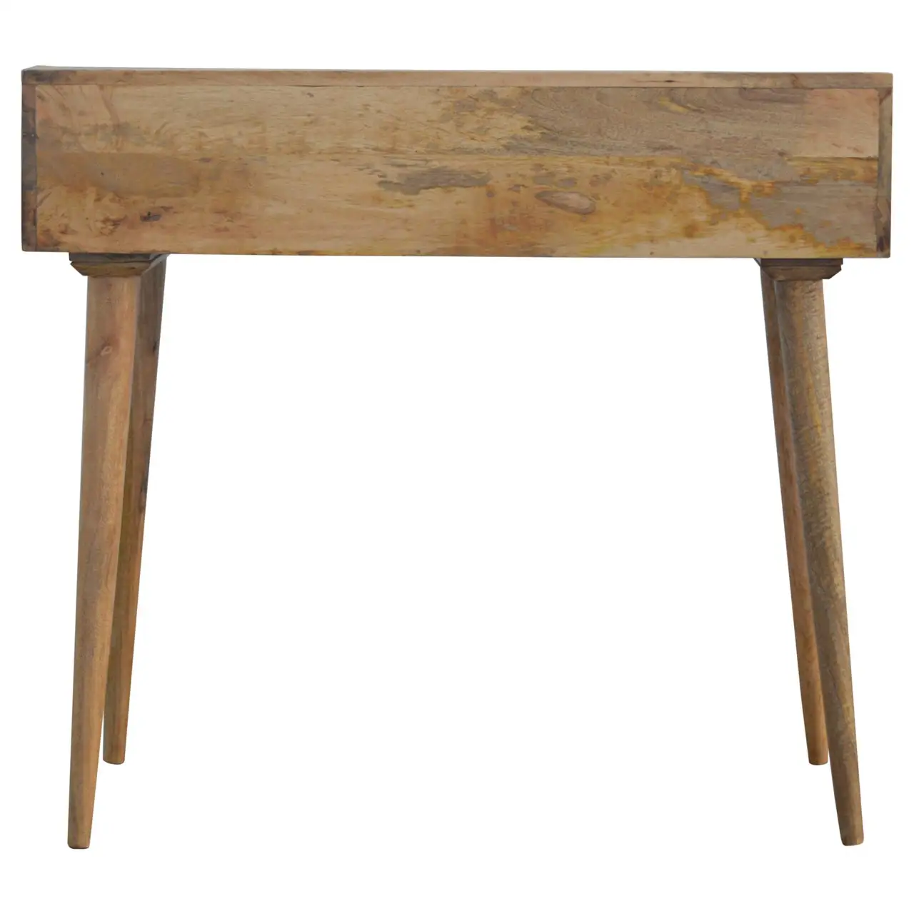 Artisan Furniture Artisan Furniture Solid Wood Gallery Back Shell Writing Desk, 3 Drawers, Beige - Desk
