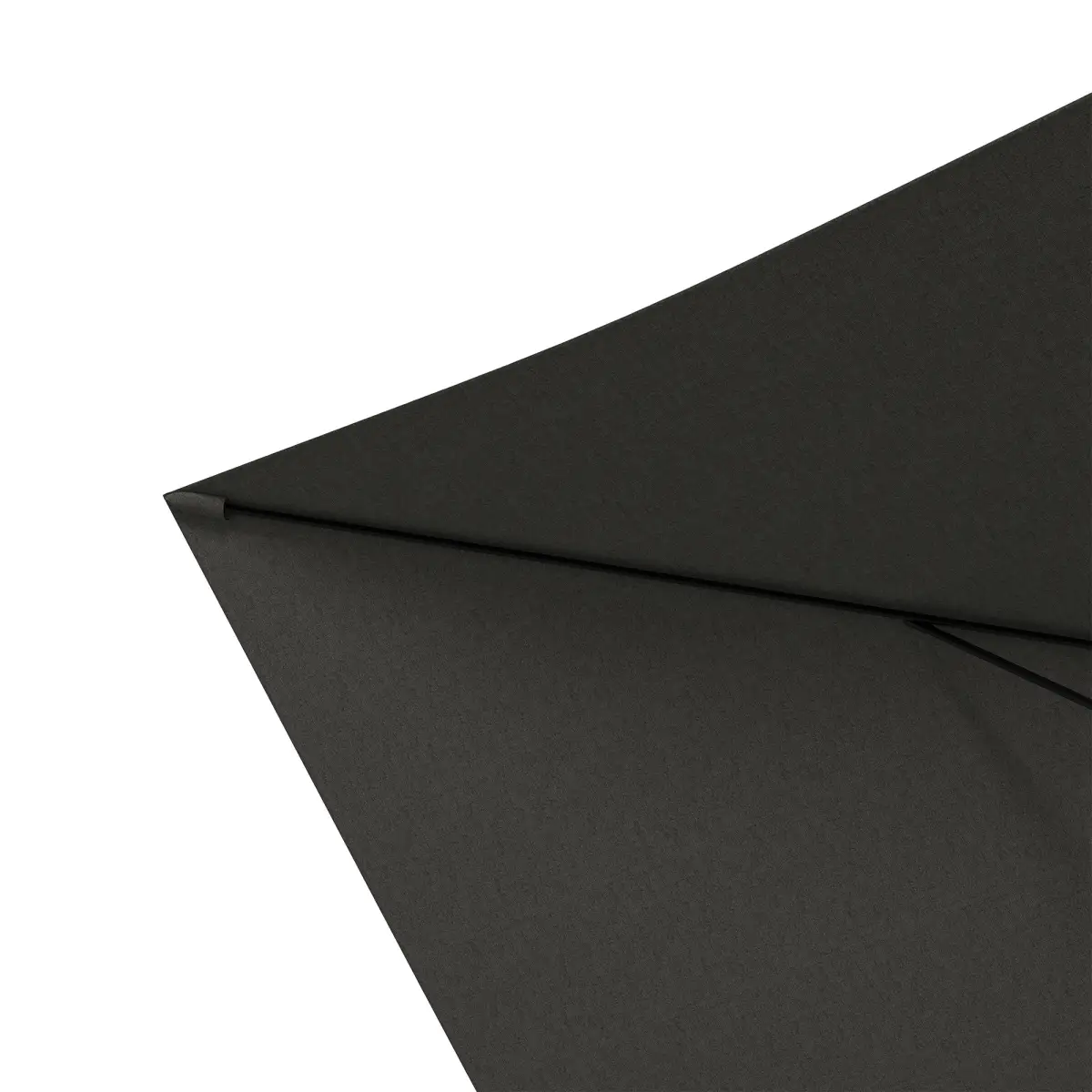 Outsunny Outsunny 2 x 3(m) Garden Parasol Rectangular Market Umbrella w/ Crank Dark Grey - Parasol