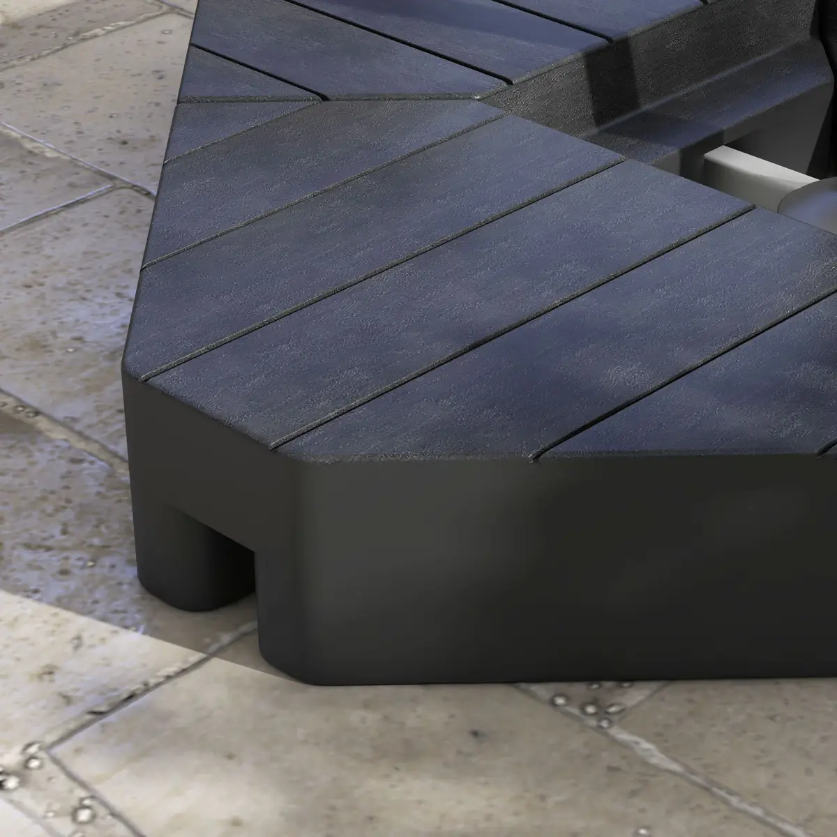 Outsunny Outsunny Umbrella Weights for Offset Parasols, 80kg Sand or 60kg Water Filled - Parasol