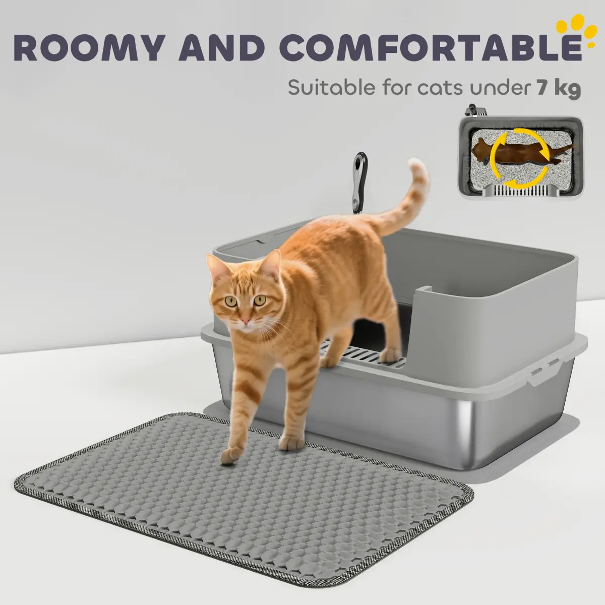 N/A Cat Litter Box - Cat Litter