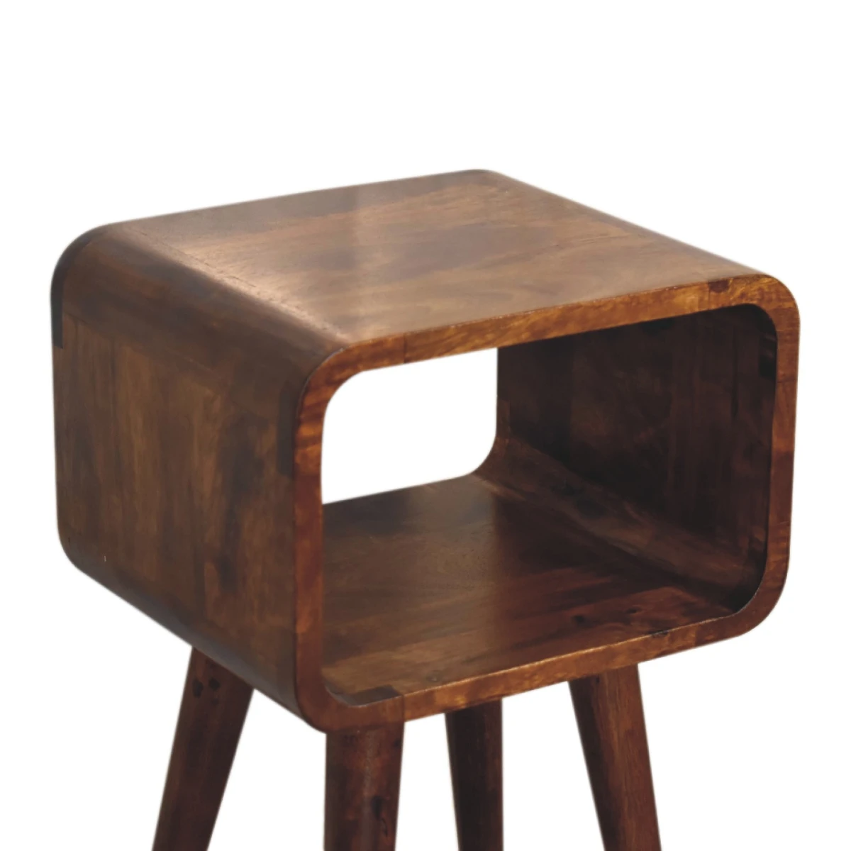 Artisan Furniture Artisan Bedside Table Compact Open Nightstand - Bedside Table