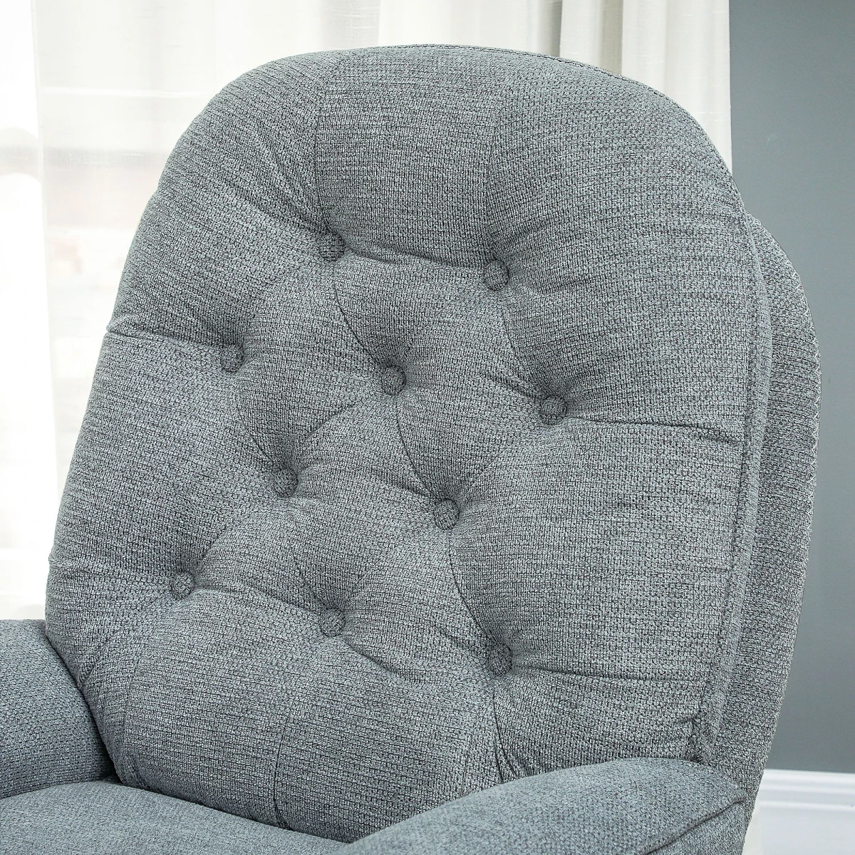 Homcom Accent Chair Medium WaterRepellent Chenille Home by HOMCOM
