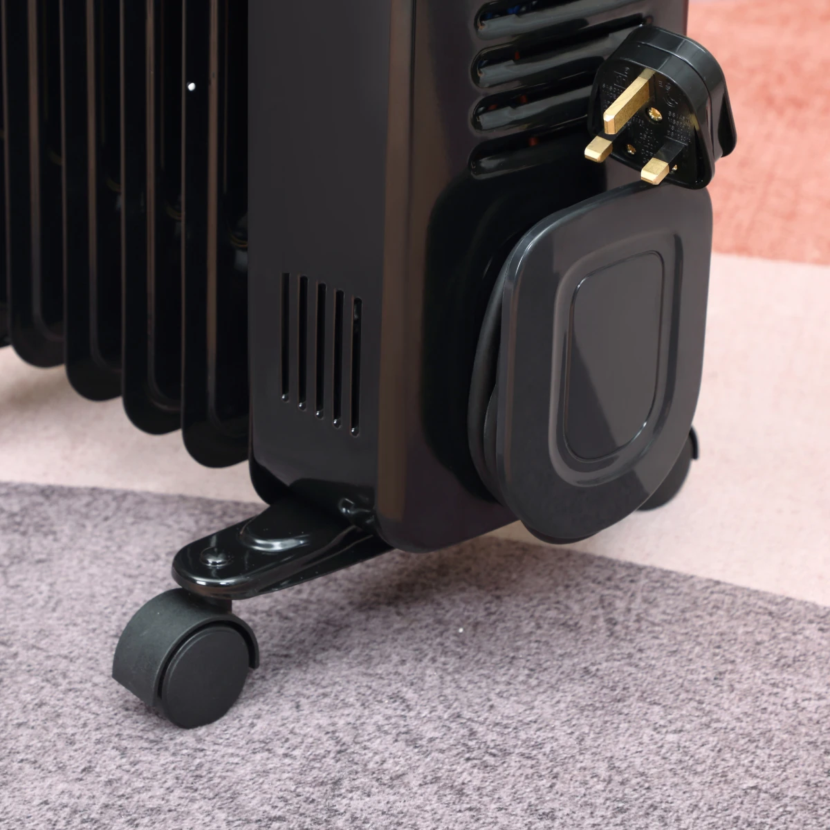 HOMCOM Hamcom Oil Filled Radiator Tall LED Display Home - Radiator