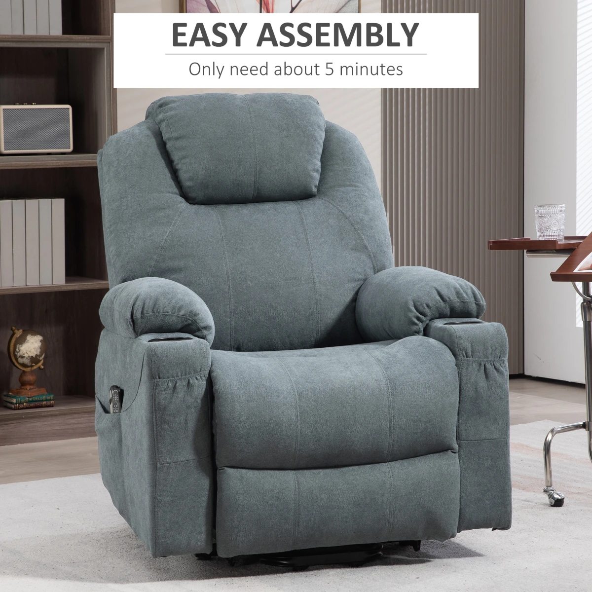 HOMCOM HOMCOM Lift Chair Massage Heat Standard Seniors - Recliner