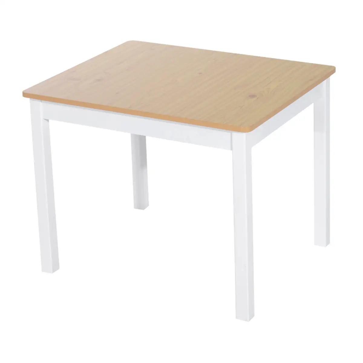 Unbranded 4-Piece Set Kids Wood Table Chair Bench Storage Function for 3 Years+ HOMCOM - Garden Set