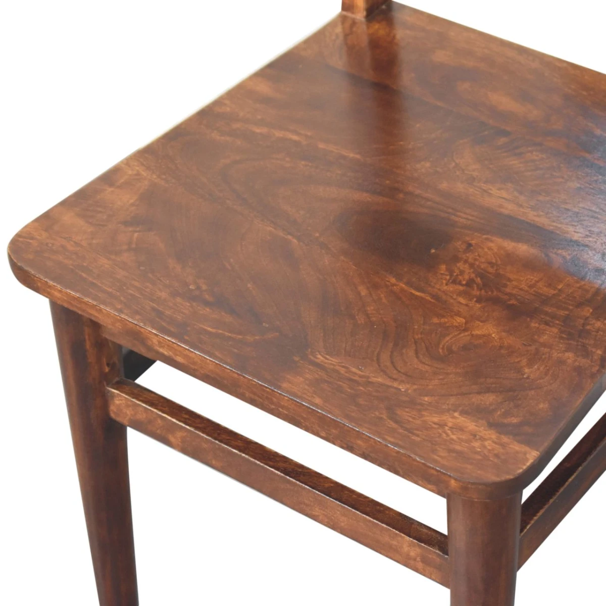 Artisan Mango Wood Dining Chair Dimensions Standard Chestnut Finish For Dining Rooms by Artisan Furniture