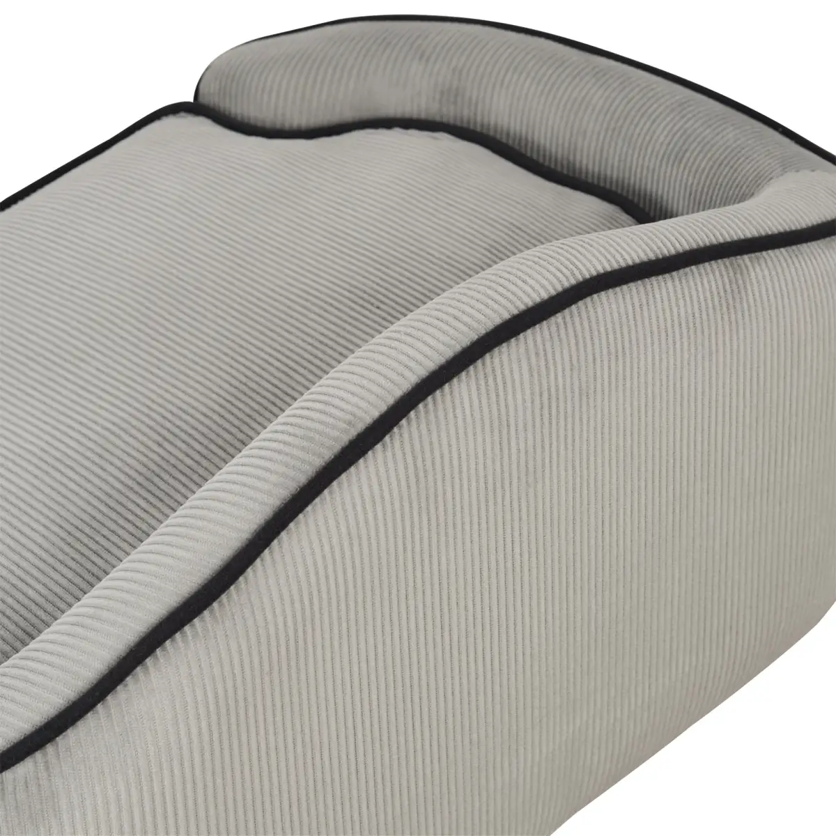 PawHut Dog Sofa Bed Pet Chair w/ Sponge Padded Cushion for XS and S Size Dogs - Grey - Dog Beds