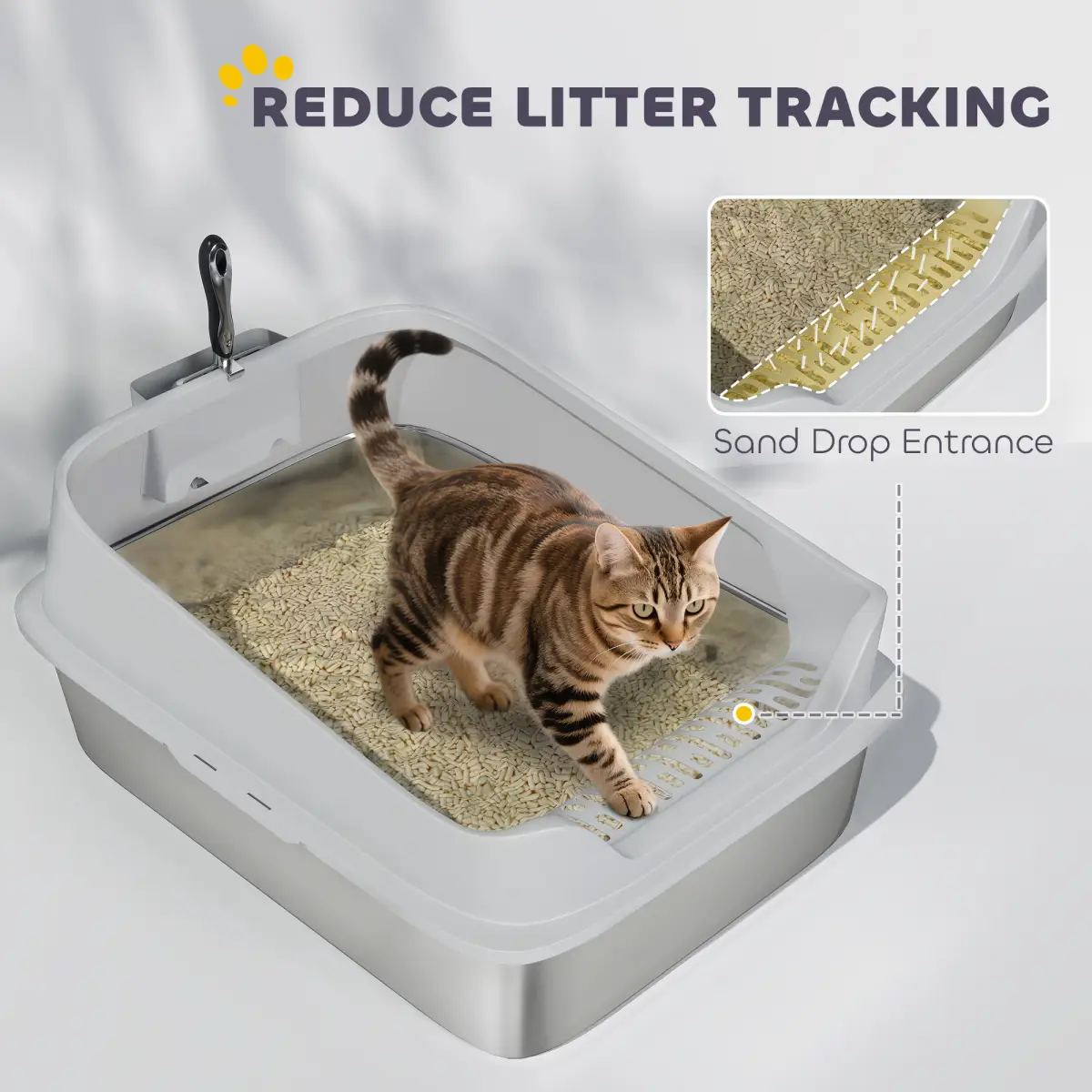 N/A Cat Litter Box - Cat Litter