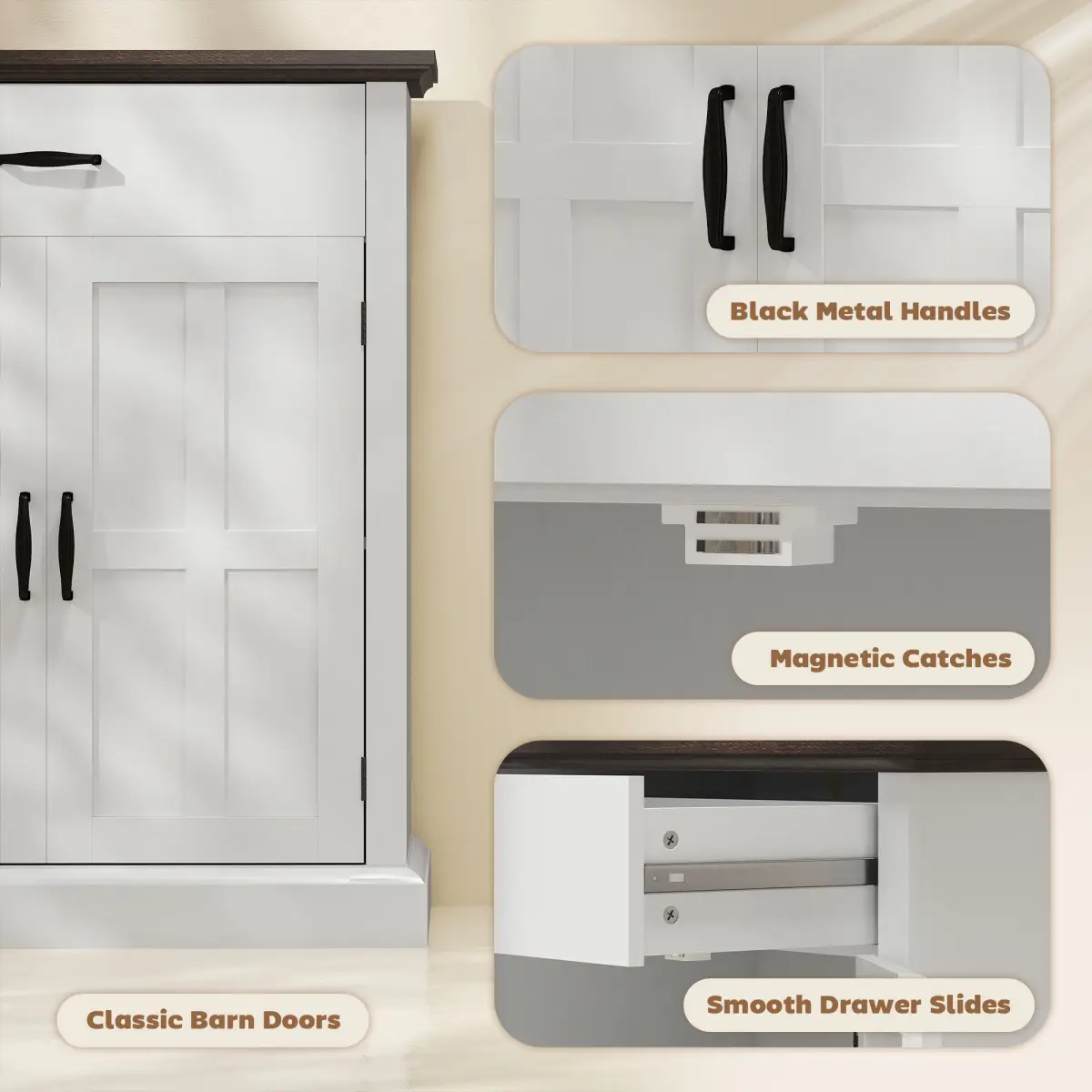 N/A Sideboard Buffet Cabinet - Sideboard