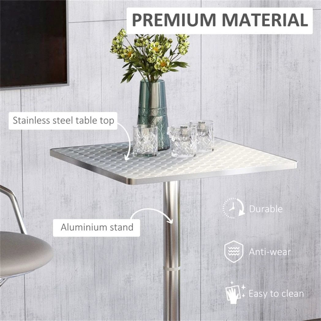Premium Bar Table 70-110cm Height Adjustable Home by N/A
