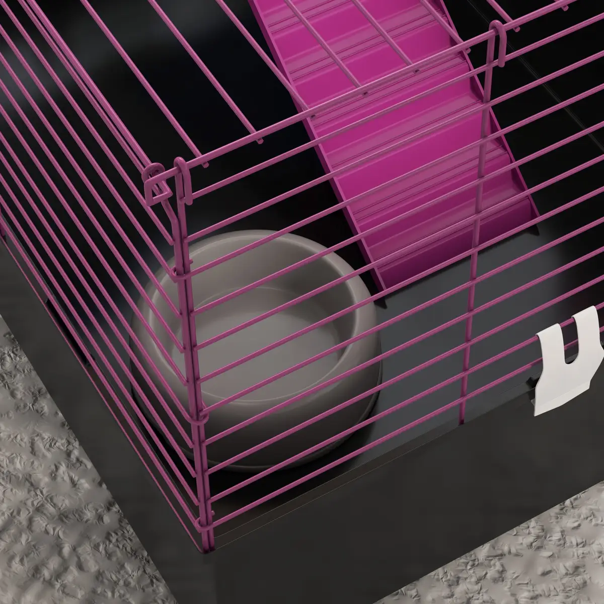 PawHut PawHut Small Animal Cage, Rabbit Guinea Pig Hutch, Pet Playhouse - Pet Cage