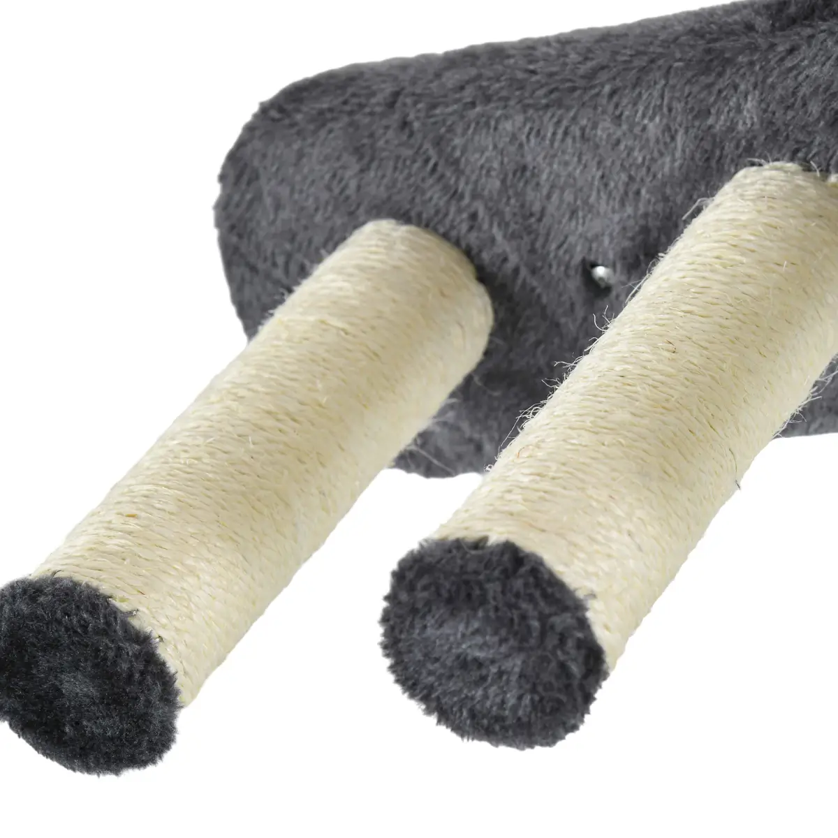PawHut PawHut 4PCs Wall Mounted Cat Tree Cat Wall Shelves W/ Scratching Post Dark Grey - Cat Tree