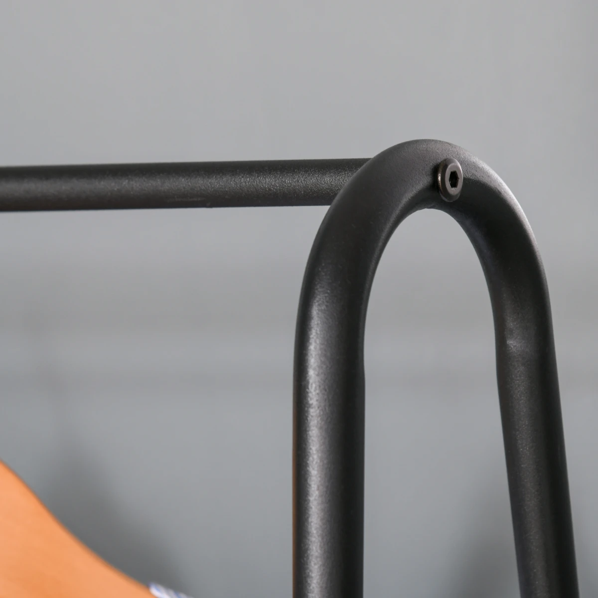 Premium A Frame Clothes Rack 2 Tier Steel Black For Home by HOMCOM
