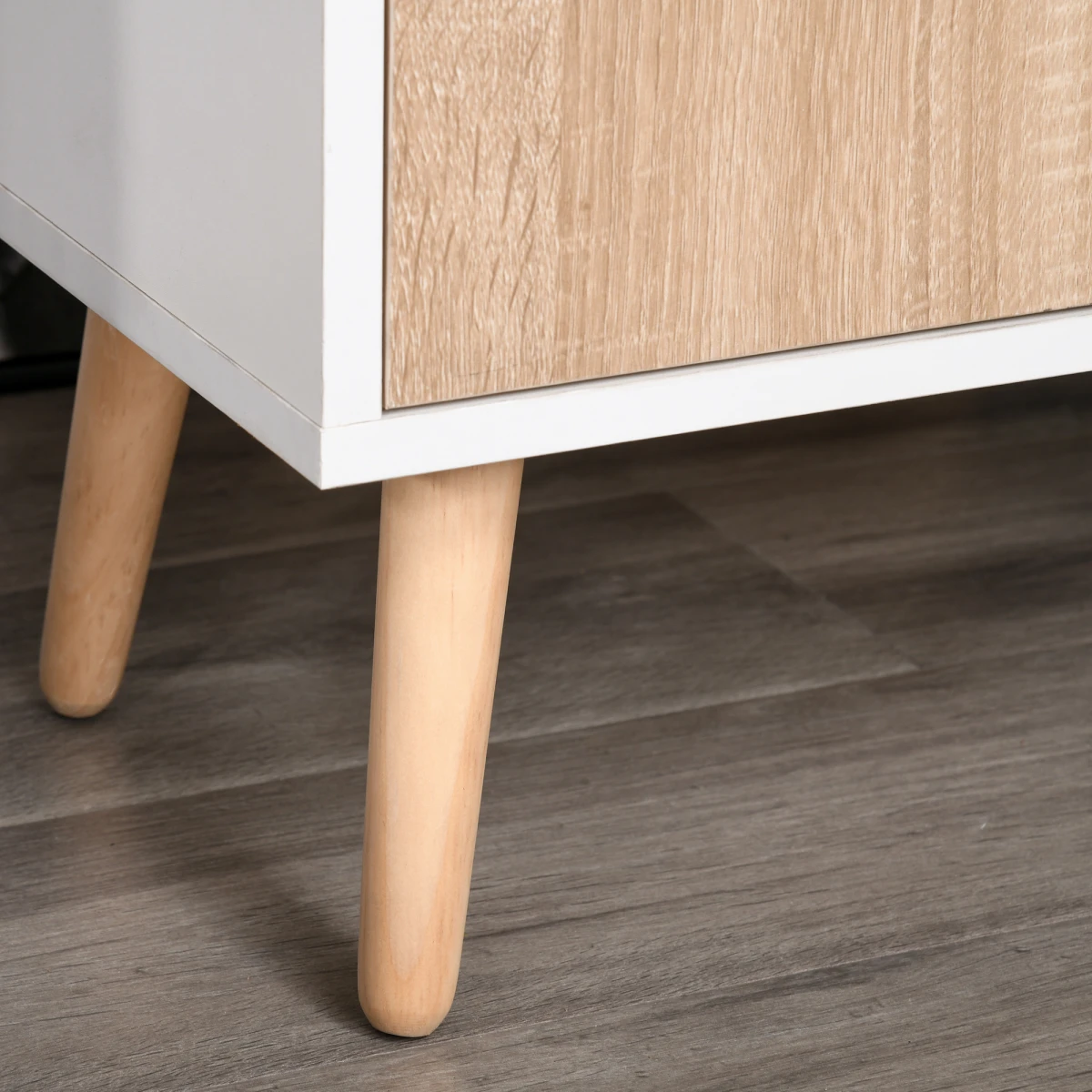 Modern Scandi Sideboard With Four Compartments by Unbranded