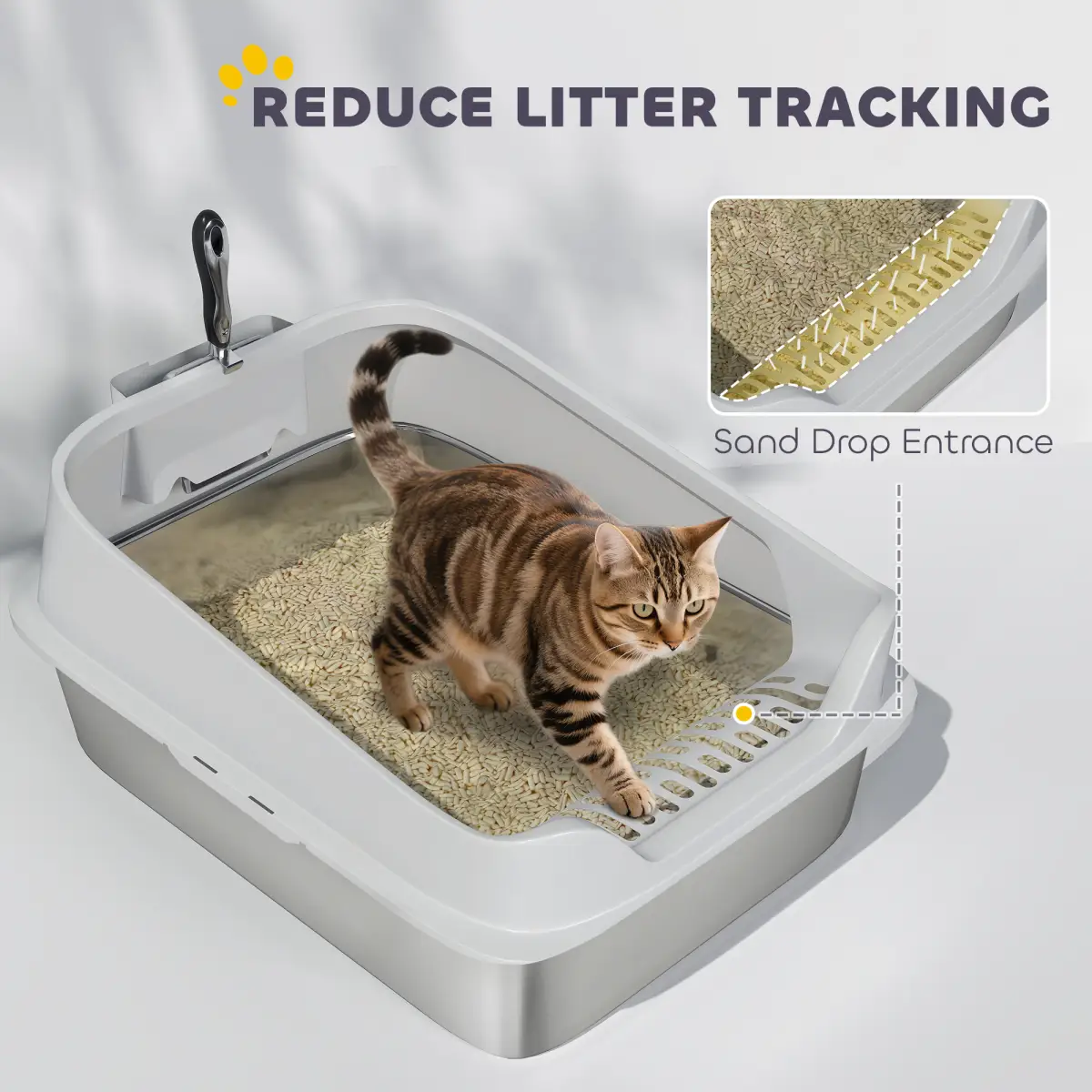 N/A Cat Litter Box - Cat Litter