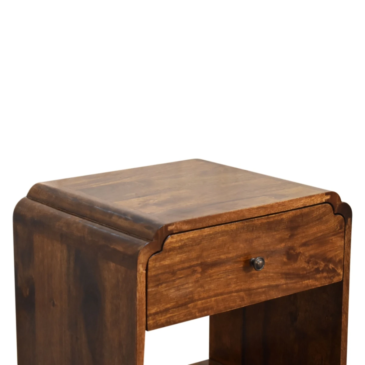 Artisan Furniture Artisan Furniture Bedside Table Solid Wood Drawer And Shelf For Bedroom Storage Solutions - Bedside Table