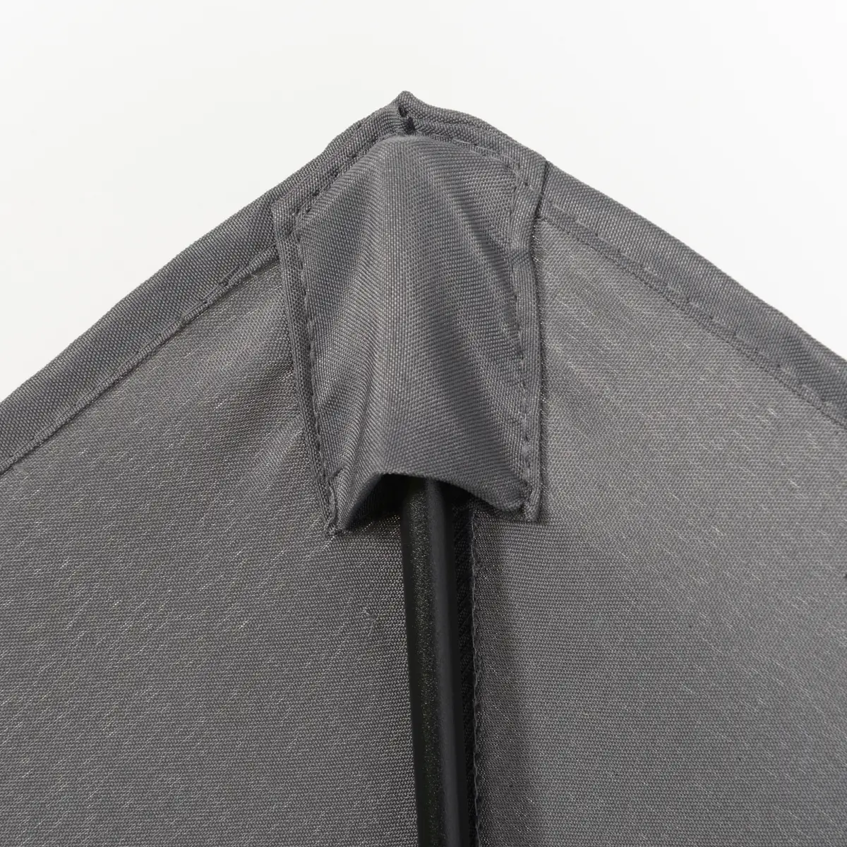 Outsunny 1.96m Parasol Patio Umbrella, Dark Grey - Parasol