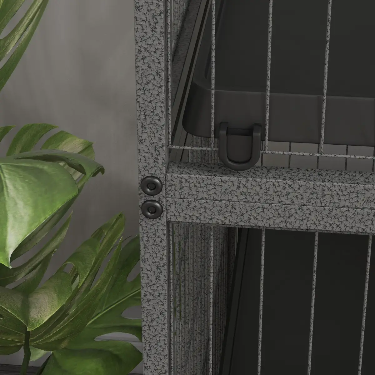 PawHut PawHut Small Animal Cages for Chinchilla Ferret Kitten on Wheels W/ Hammock Tray - Pet Cage