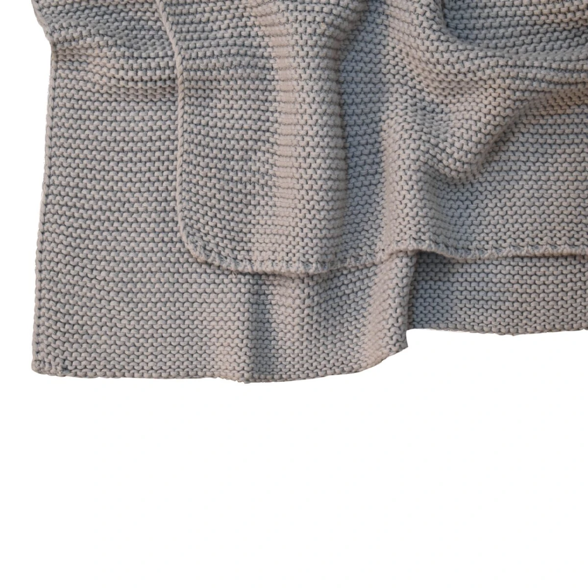 Artisan Furniture Artisan Double Grey Knitted Throw 50x60 Inches Soft Comfort - Throws