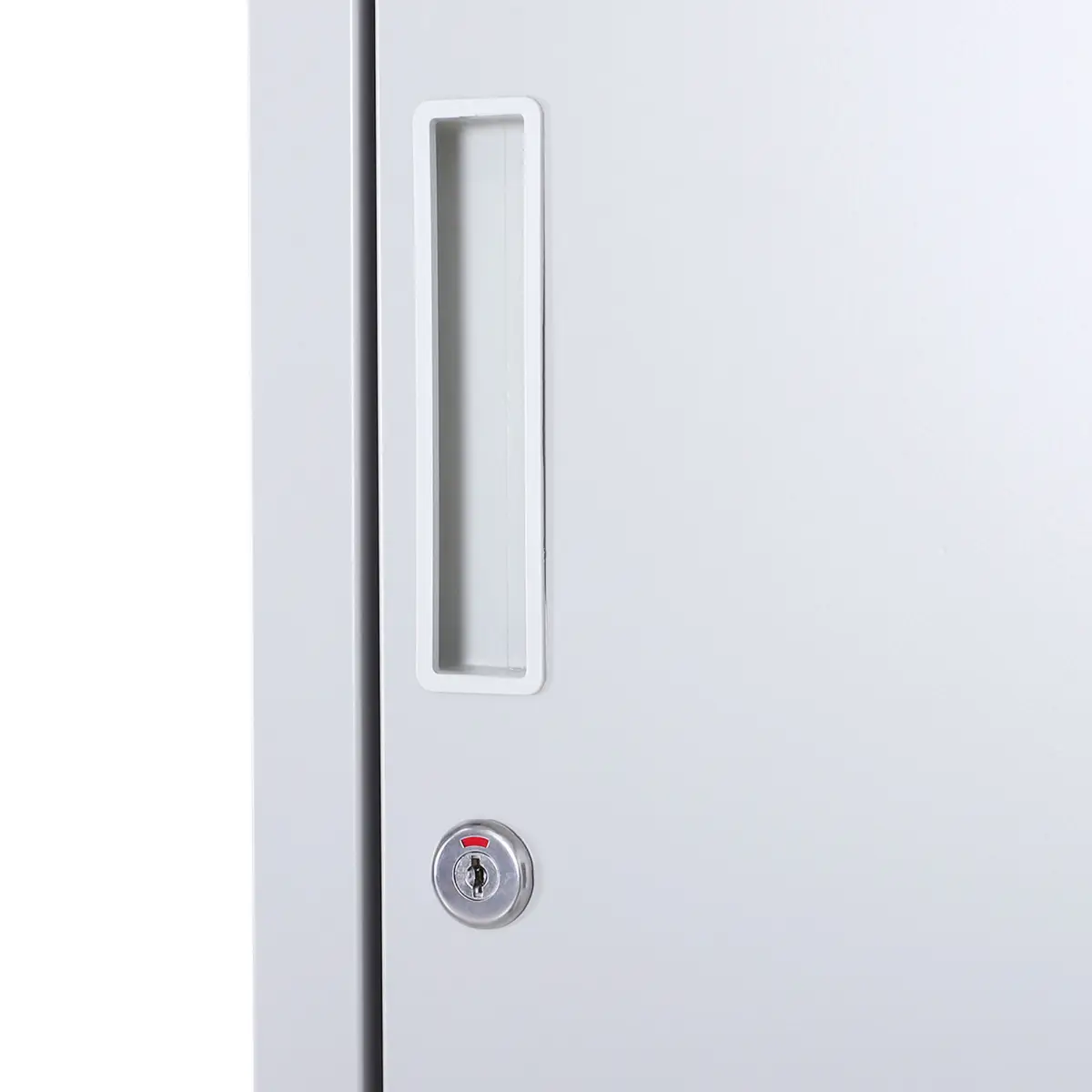 Unbranded 1.8m Locker Office Cabinet Storage Cold Rolled Steel Storage Shelves Vinsetto - Display Cabinet