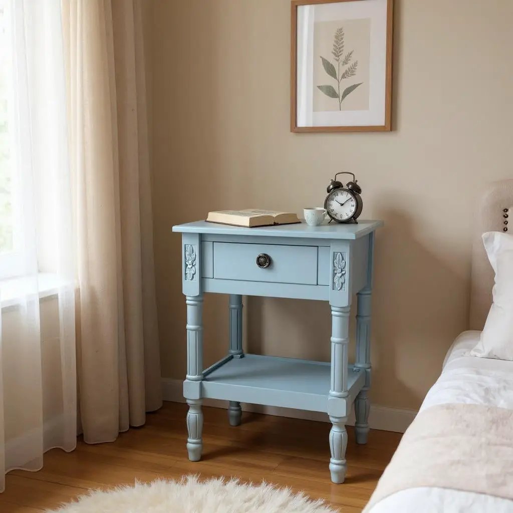MSL 65CM 1 DRAWER SIDE TABLE - Bedside Table