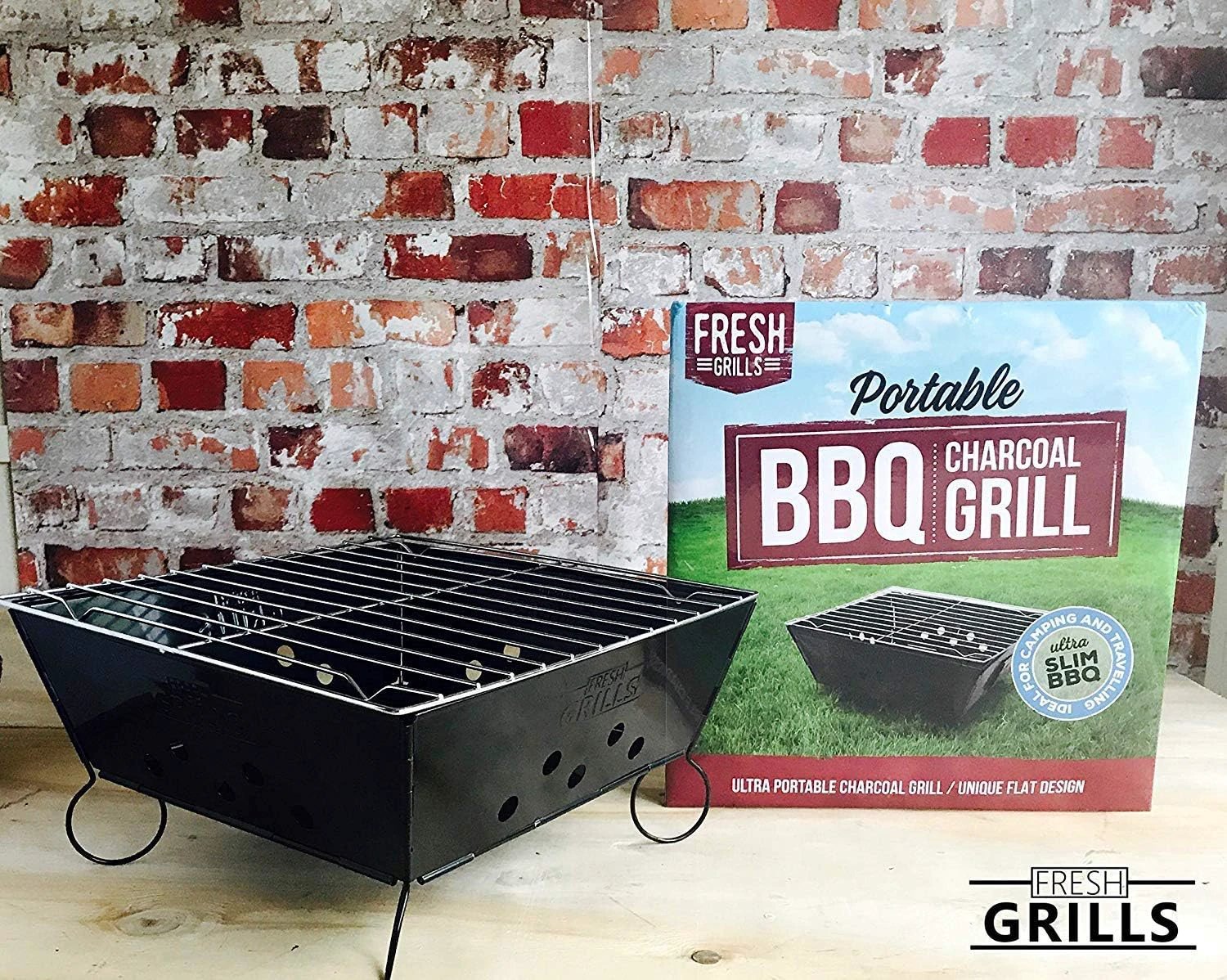 Fresh Grills Small Portable BBQ by Monster Shop