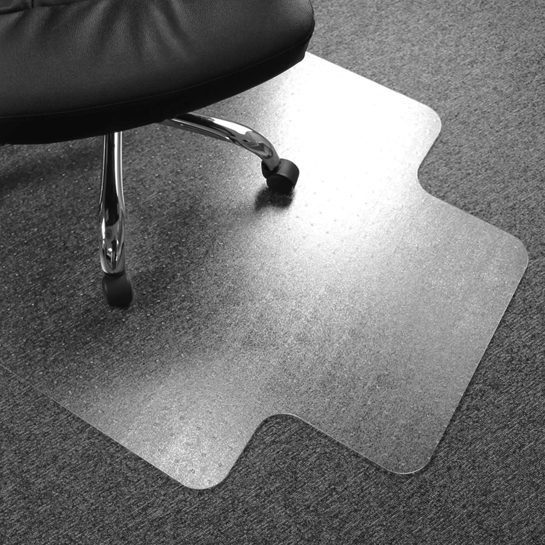 Floortex Advantagemat® Vinyl Lipped Chair Mat for Carpets up to 6mm - 90 x 120cm - Office Mats