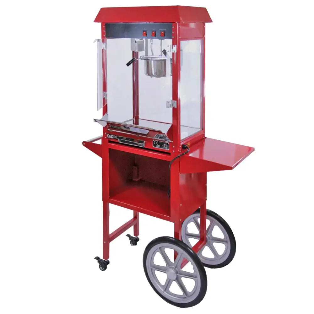 Monster Shop KuKoo Commercial 8oz Popcorn Maker Machine & Cart -
