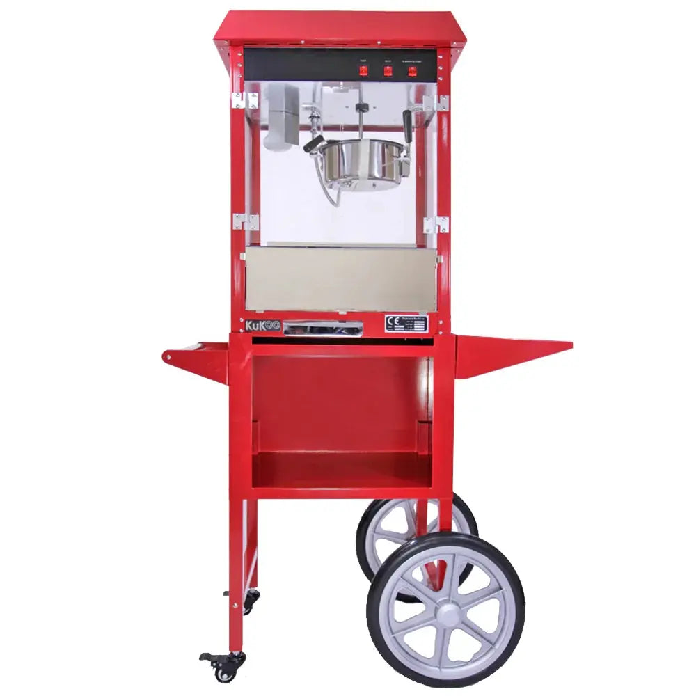 Monster Shop KuKoo Commercial 8oz Popcorn Maker Machine & Cart -