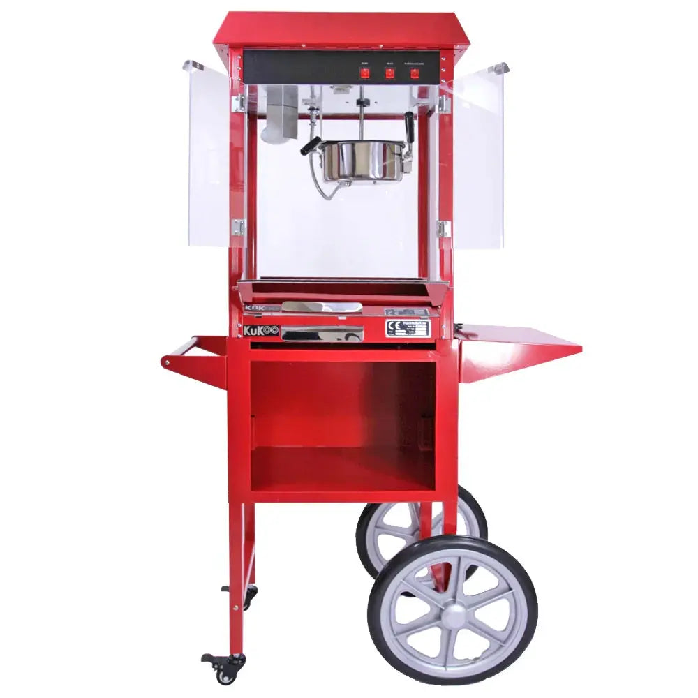 Monster Shop KuKoo Commercial 8oz Popcorn Maker Machine & Cart -