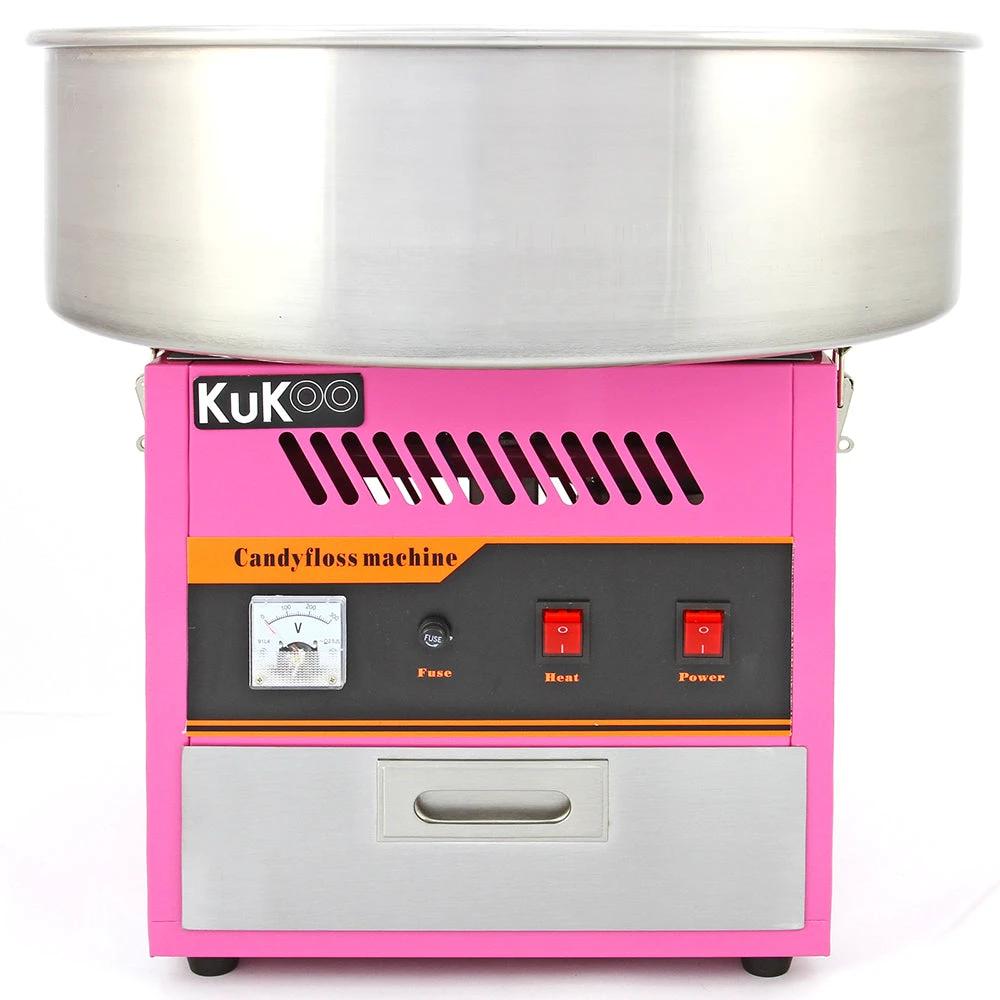 KuKoo Candy Floss Machine & 500 Candy Floss Sticks by Monster Shop