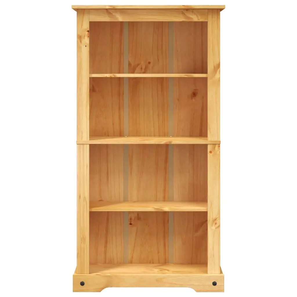vidaXL vidaXL 4-Tier Bookcase Mexican Pine Corona Range 80x29x150 cm - Bookcase