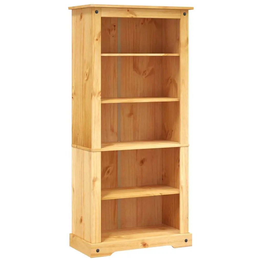 vidaXL vidaXL 5-Tier Bookcase Mexican Pine Corona Range 80x40x170 cm - Bookcase