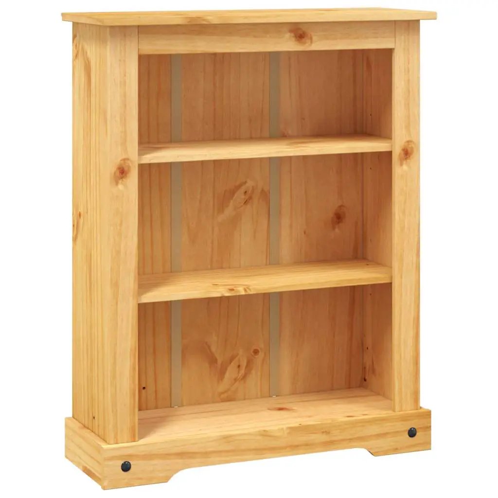 vidaXL vidaXL 3-Tier Bookcase Mexican Pine Corona Range 80x29x100 cm - Bookcase