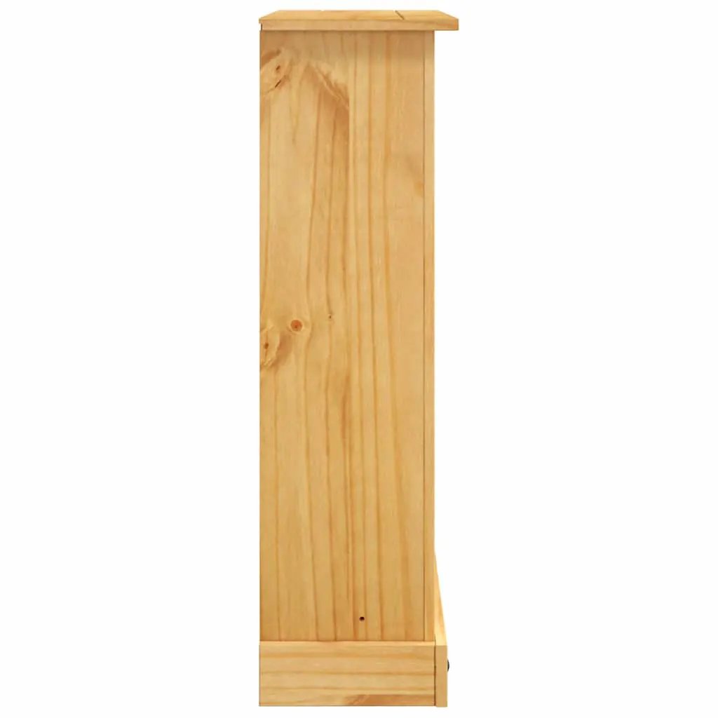 vidaXL vidaXL 3-Tier Bookcase Mexican Pine Corona Range 80x29x100 cm - Bookcase