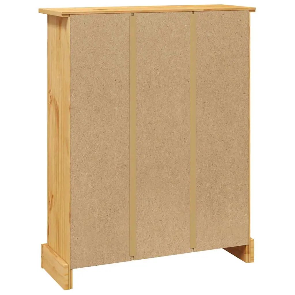 vidaXL vidaXL 3-Tier Bookcase Mexican Pine Corona Range 80x29x100 cm - Bookcase