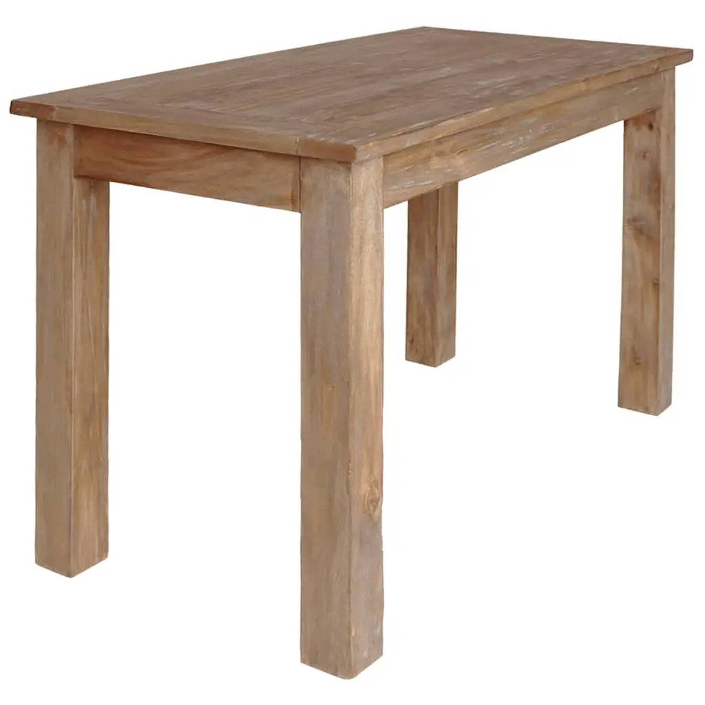 vidaXL vidaXL Dining Table Solid Mahogany Wood 120x60x77 cm - Dining Table