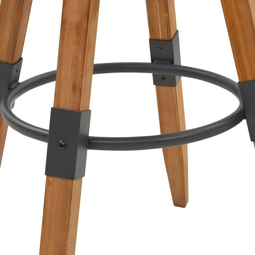 vidaXL vidaXL Bar Stools 2 pcs Solid Fir Wood - Bar Stool