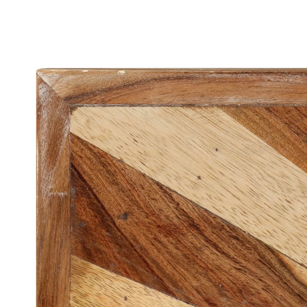 VidaXL Coffee Table 90x55x36 cm Solid Mango Wood Sunburst Inlay Living Room Decor by vidaXL