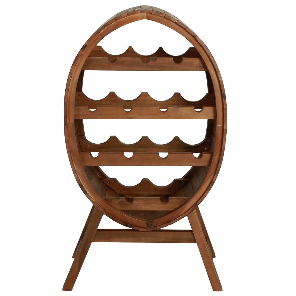 vidaXL vidaXL Wine Rack 13 Bottles Solid Acacia Wood - Wine Rack