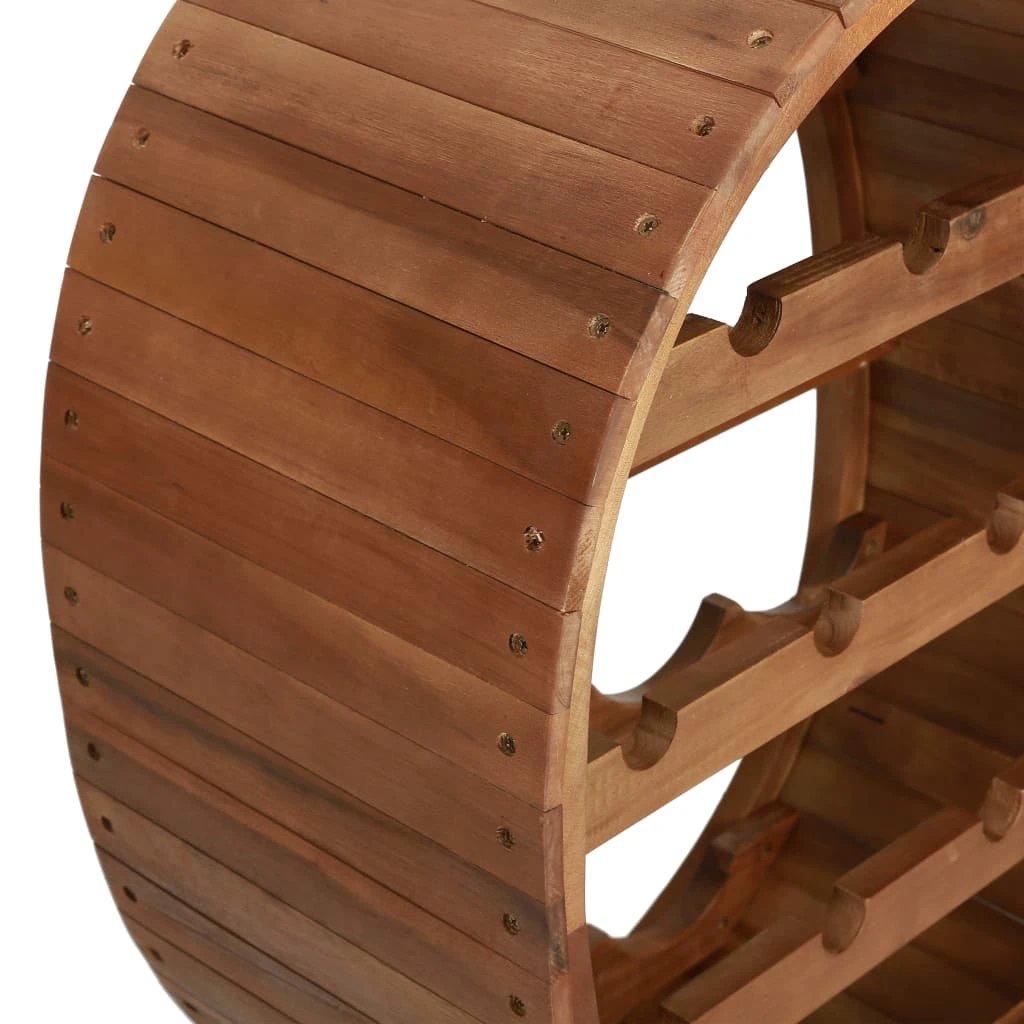 vidaXL vidaXL Wine Rack 13 Bottles Solid Acacia Wood - Wine Rack