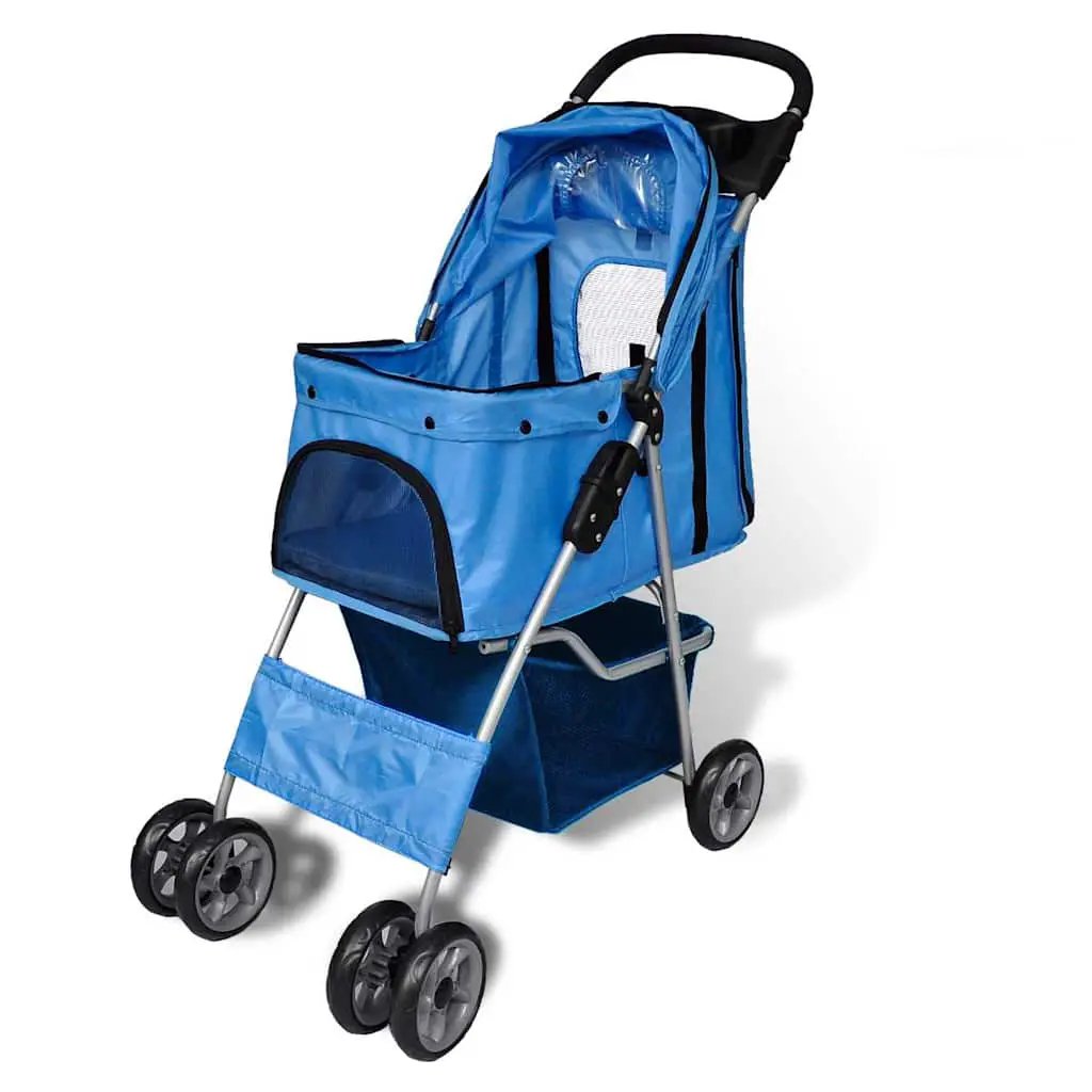 vidaXL Dog Stroller 15 kg Blue - from vidaXL