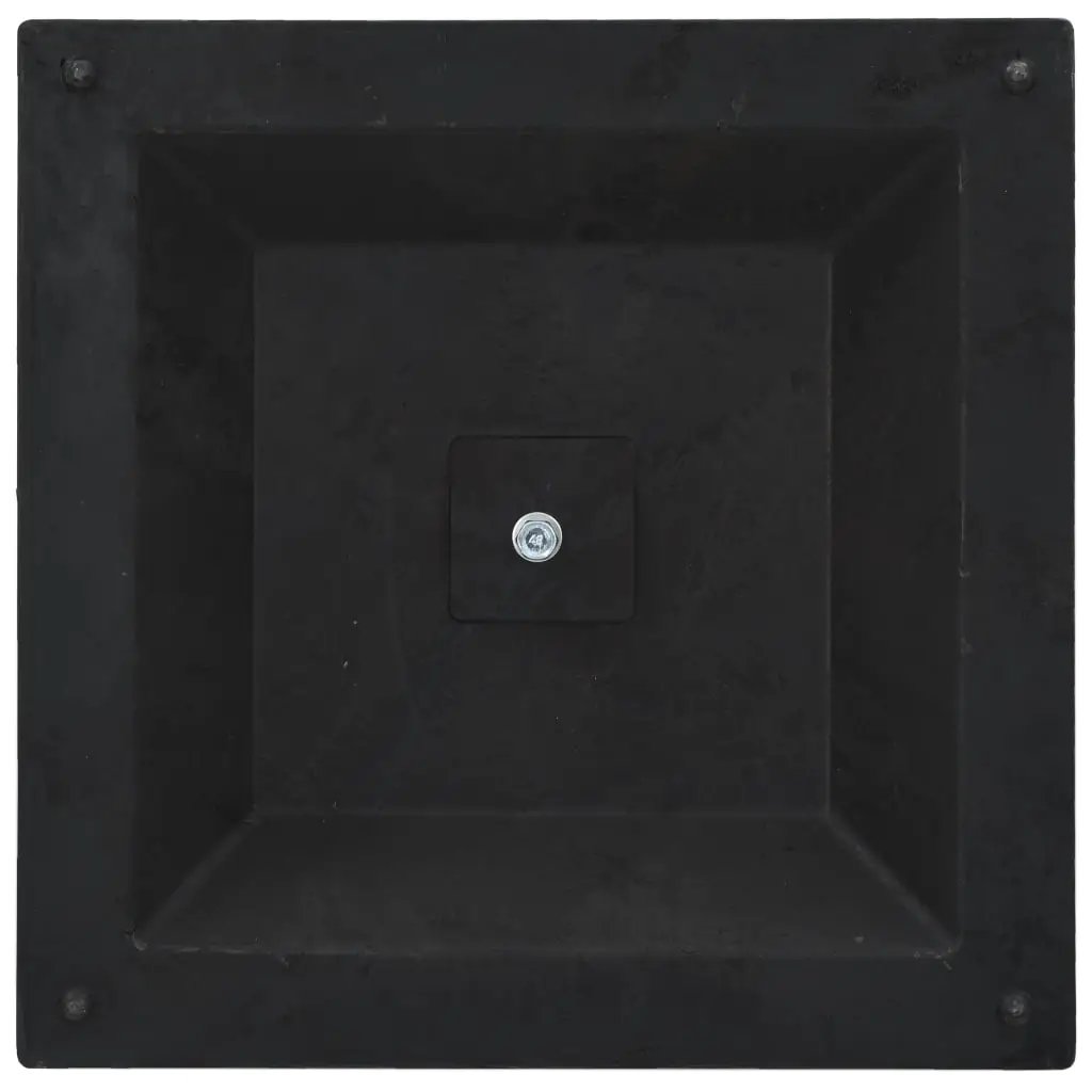 vidaXL vidaXL Parasol Base Square Polyresin 12 kg Bronze - Parasol
