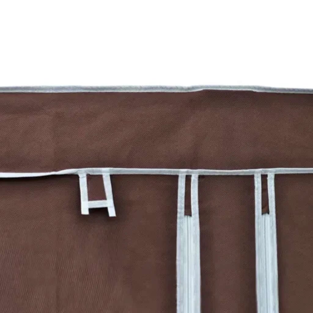 vidaXL vidaXL Fabric Wardrobe Brown - Wardrobe
